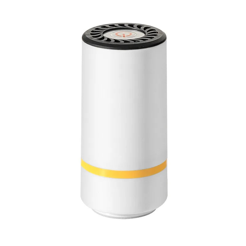 USB Charging Mini Handheld Vacuum Pump, Automatic Electric Food Vacuum Sealer for Fruit Meat Snack Storage with Vacuum Bags