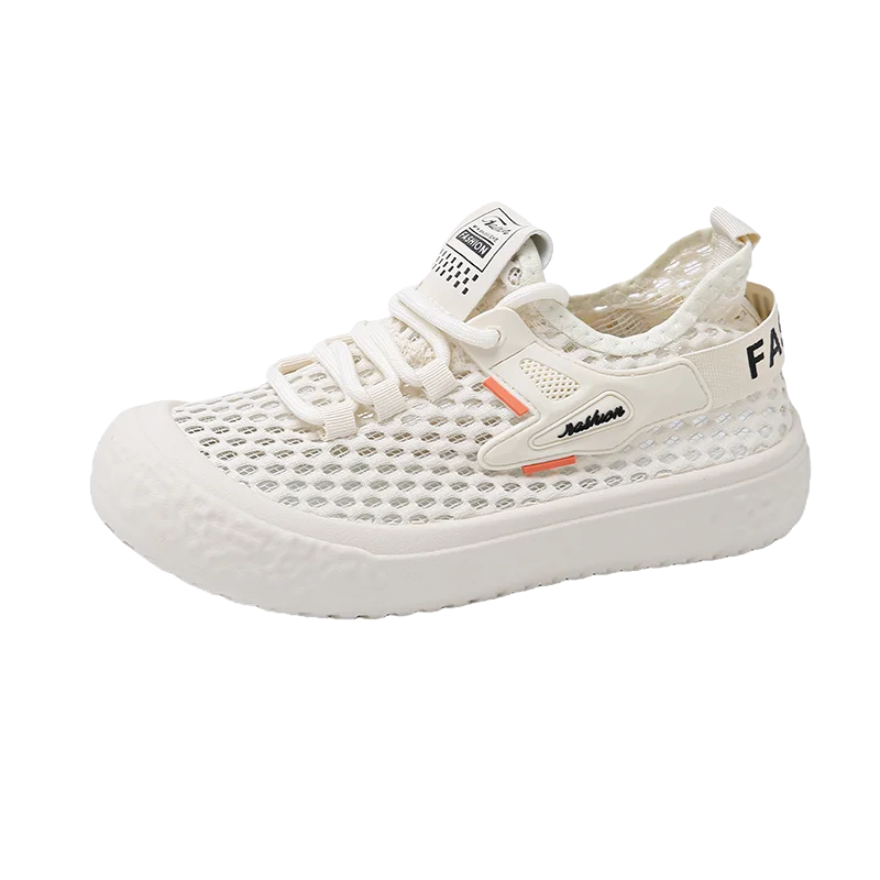 Shoes Woman 2025 Outdoor Casual Sports Shoes Hollow Breathable Comfortable Thick Sole Lightweight Mesh Shoes Women's Sneaker