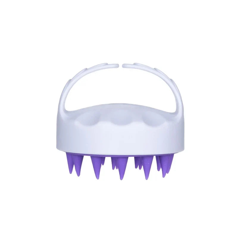 Silicone Shampoo Head Scalp Massage Brush Soft Skin Friendly Hair Washing Massager Comb SPA Beauty Hair Care Tool for Salon