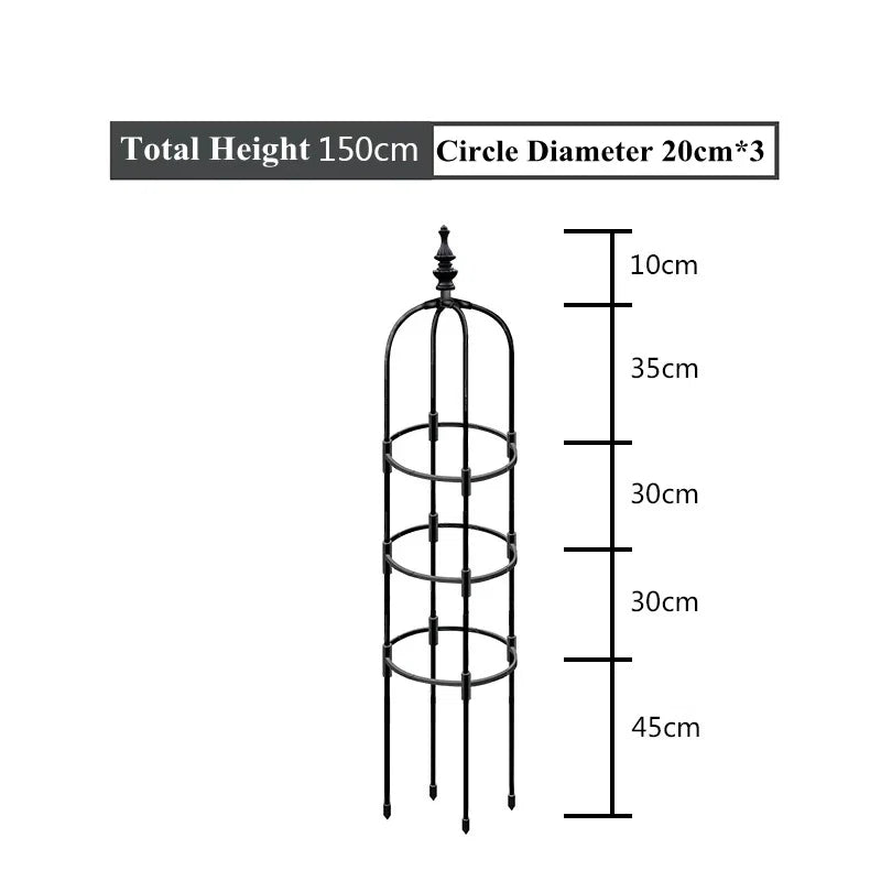 Plant Climbing Supporter Climbing Plant Support  Frame Outdoor Flower  Vines Pot Stand Garden Climbing Frame Indoor Floral Decor