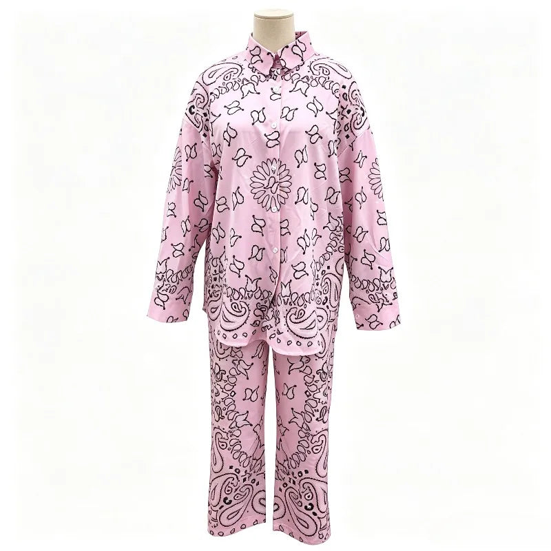 Bohemia Colorful Printing T-shirt Pant Women 2 Piece Set Loose Comfortable Outfits Suits 2026 Casual Summer Beach Holiday Sets