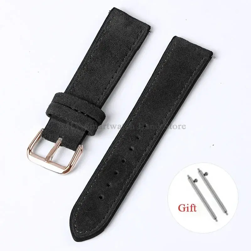 Amazfit Balance, GTR, GTS & Bip Vintage Suede Leather Band