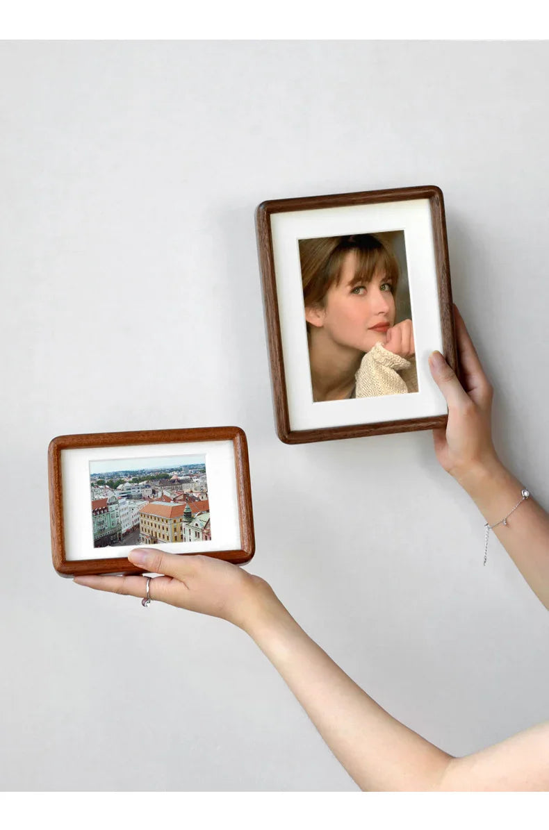 Solid Wood Photo Frame | Mortise Tenon Handcrafted Display for Photos & Home Décor