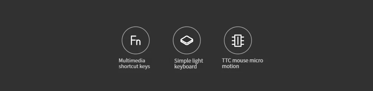 Original Xiaomi Wireless Keyboard & Mouse Set 2 104 keys Keyboard 2.4 GHz USB Receiver Mouse for PC Windows 10