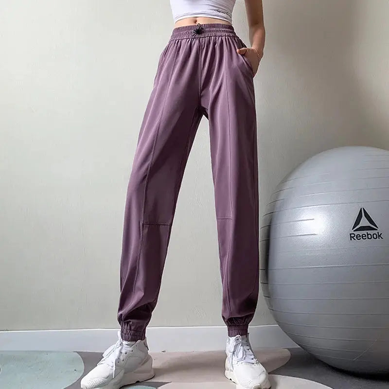 Women's Elastic Waist Yoga & Running Pants