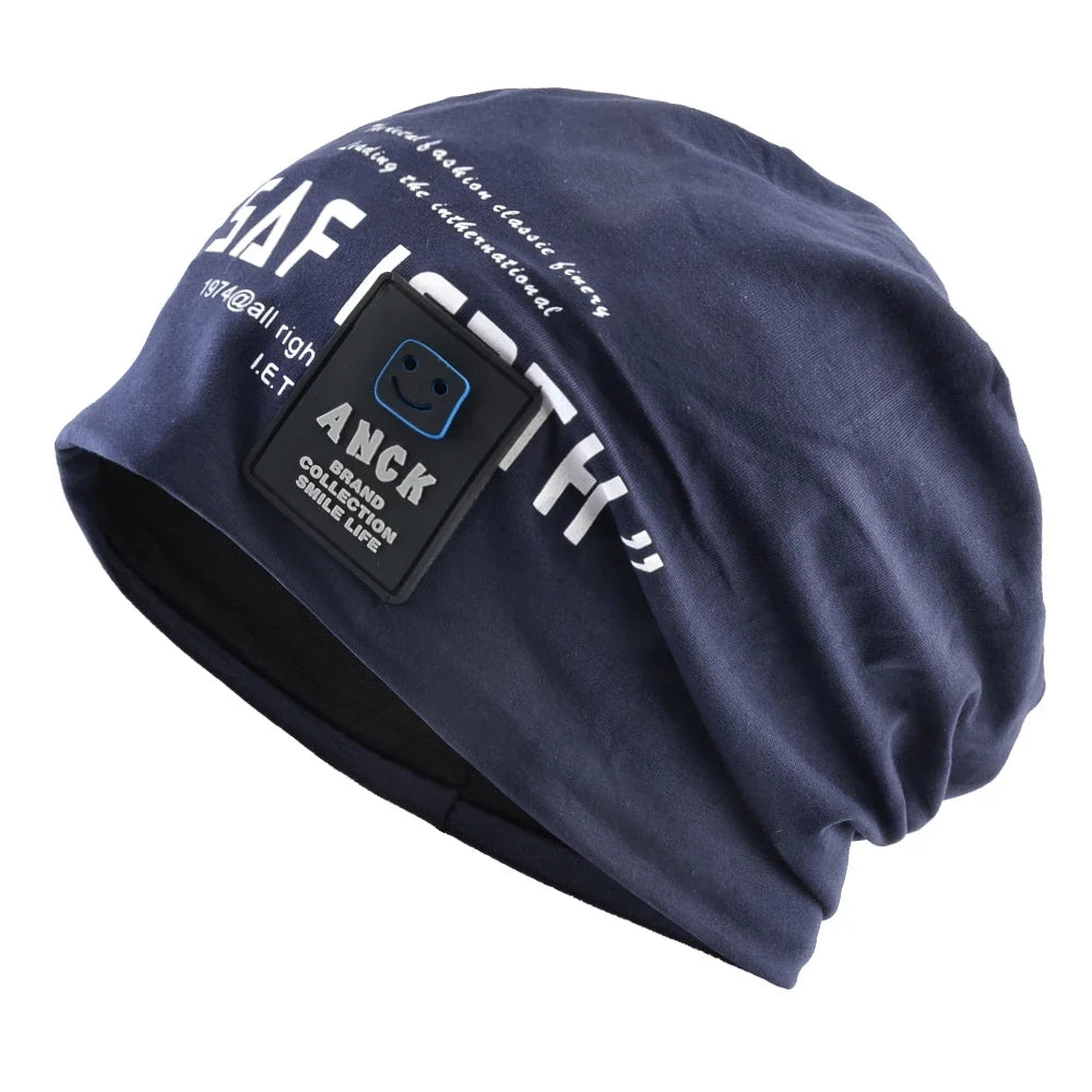 Men's Printed Beanie Hats