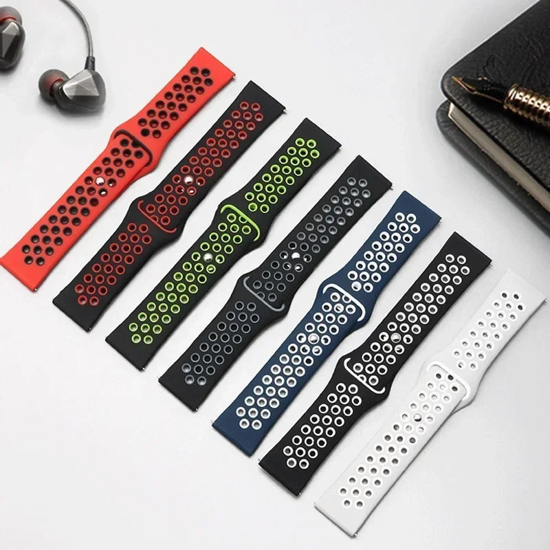 Motorola Moto Watch Two-Tone Perforated Silicone Band