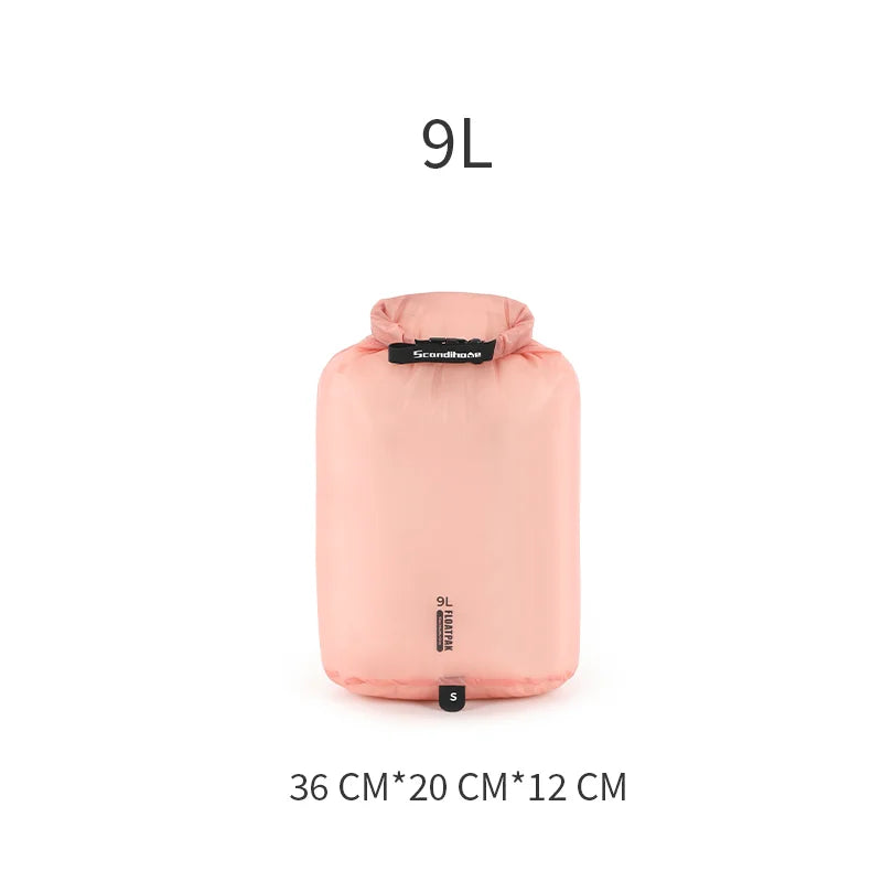 Waterproof Dry Bag Ultralight Clothing Storage Bag Lightweight Roll Top Travel Packing Organizer for Luggage Swimming Outdoor