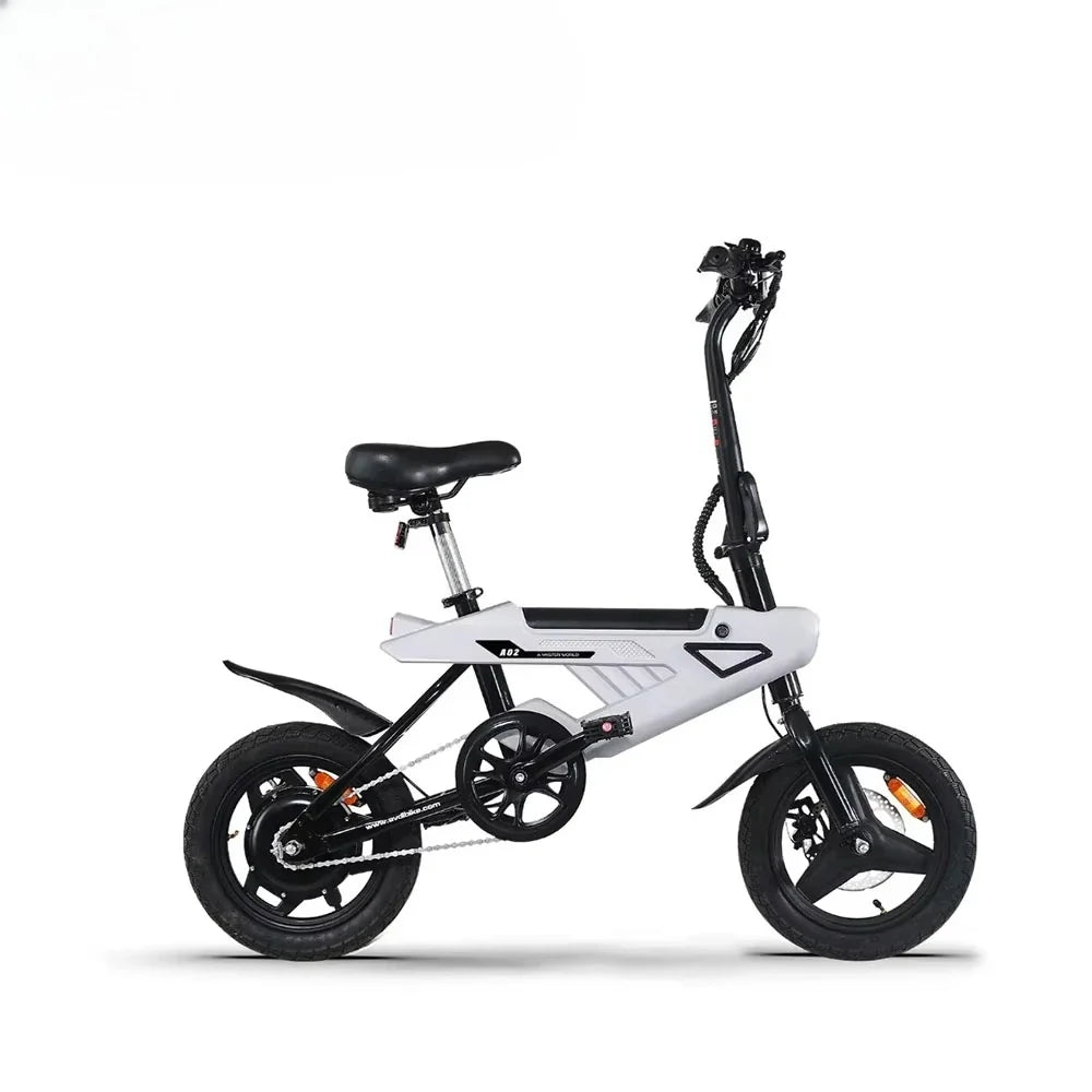 A02 Electric Folding Bike With 250W Motor 14inch Wheels 36V 6.4Ah Battery Kids Ebike