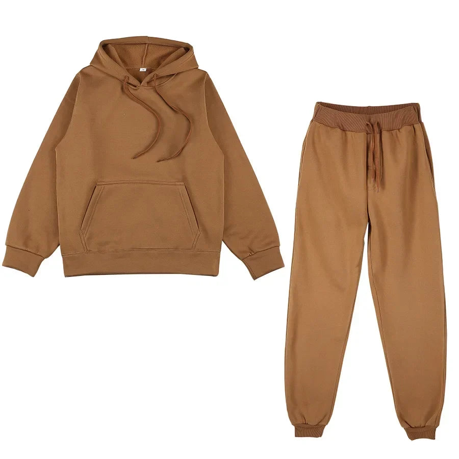 Women's 2-Piece Fleece Sweat suit Sets  Perfect for Jogging