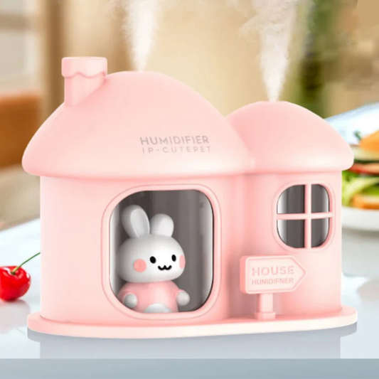 Humidificador Luz Nocturna Casa de Conejo