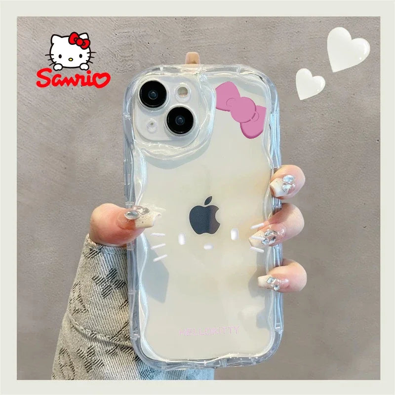 Kt Mobile Phone Shell iPhone 15 Funda para iPhone de mujer Kitty Cat Fashion o funda para iPhone Hello Kitty Novedad 2025