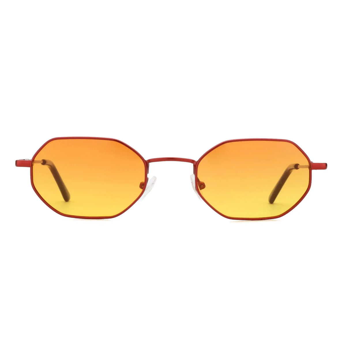 ZENOTTIC Retro Small Polygon Polarized Sunglasses Women Metal UV400 Sun Glasses Men Anti-Glare UV400 Goggles Driving Eyewear