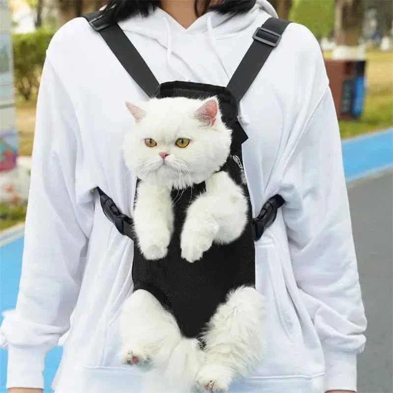 Mochila transportadora ajustable para gatos y perros pequeños