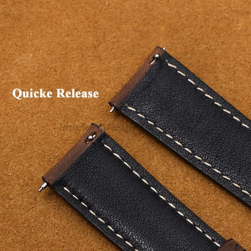 TicWatch Pro 5, Pro 3 & E3 Calfskin Butterfly Clasp Band