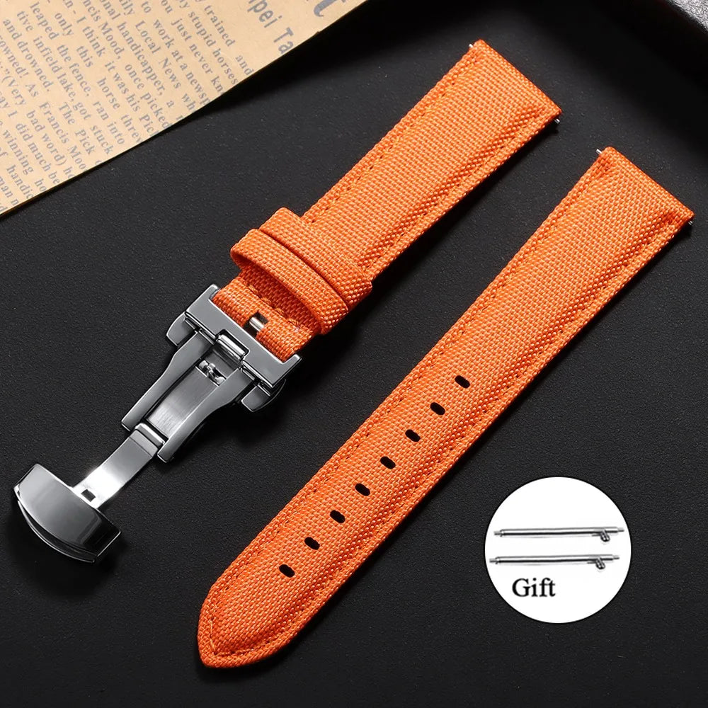 COROS PACE & APEX Sailcloth Nylon Band with Butterfly Clasp