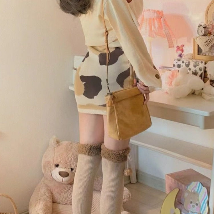 Conjunto de camuflaje con huellas de patas