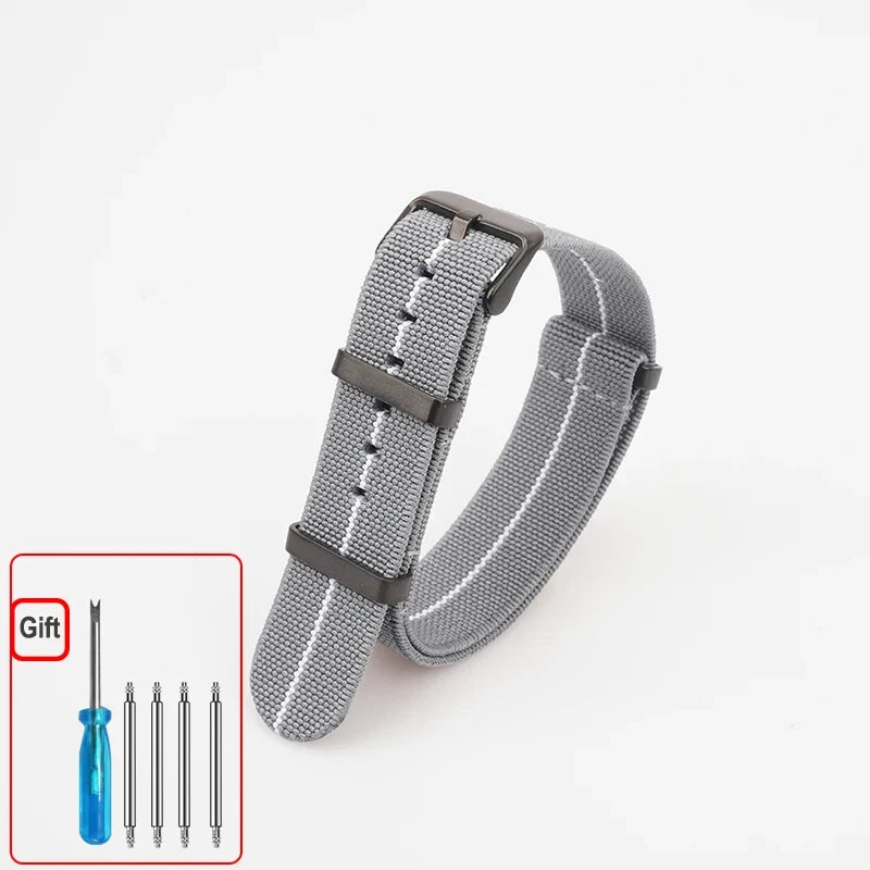 COROS Elastic Nylon Watch Band - Washable Waterproof Strap For Outdoors