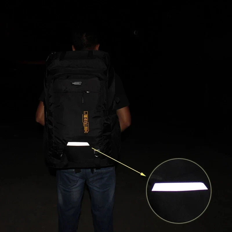 80L 50L Men's Outdoor Backpack Climbing Travel Rucksack Sports Camping Hiking Backpack School Bag Pack For Male Female Women