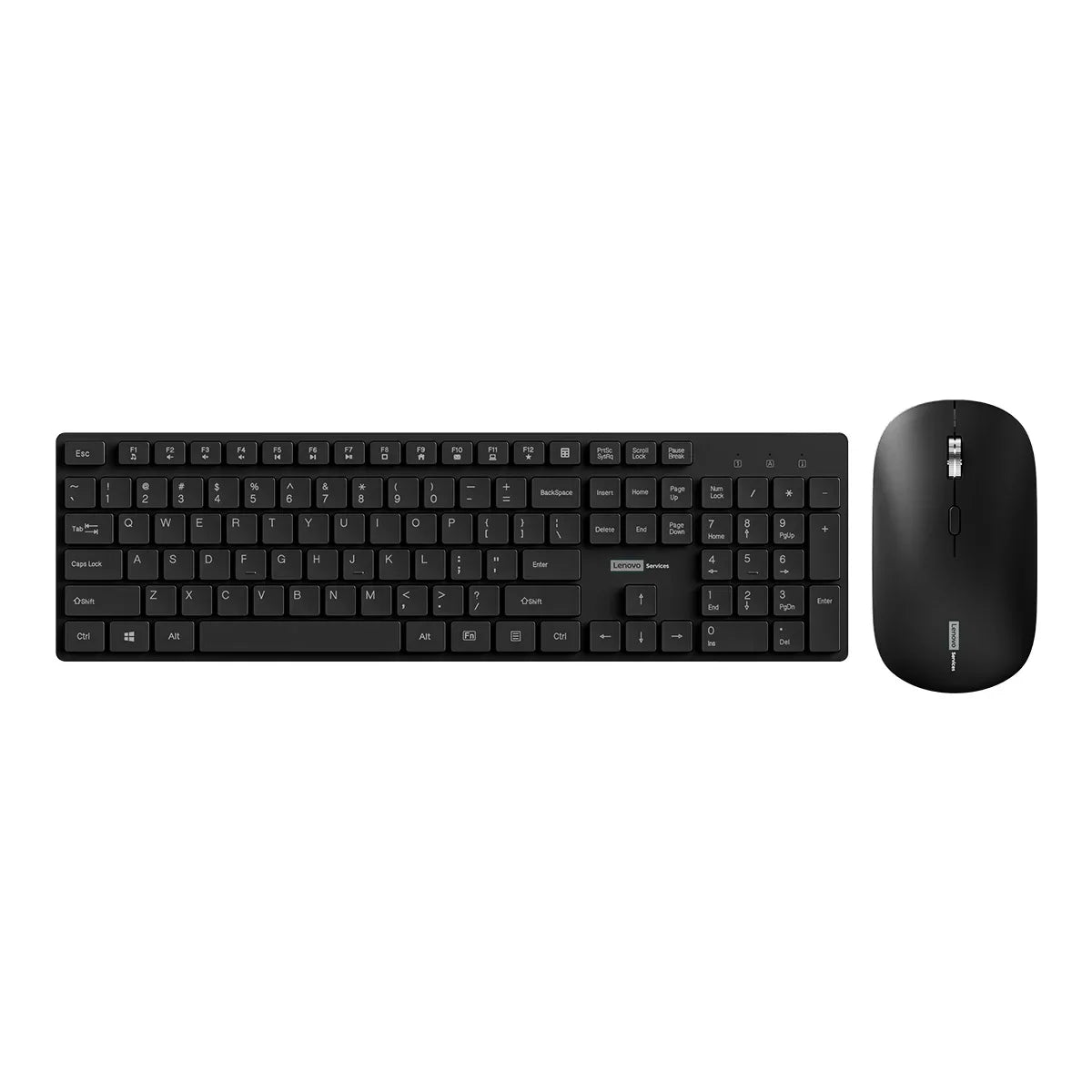 Lenovo Wired Mouse and Keyboard Set Classic Black Office Business Home Use Mouse 104Keys Silent Quiet Keyboard Combo for Laptop