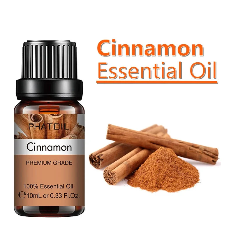 PHATOIL 10ml Ginger Essential Oil for Perfume Candles Making Spa Massage Humidifier Rose Jasmine Pine Needles Tangerine Thyme