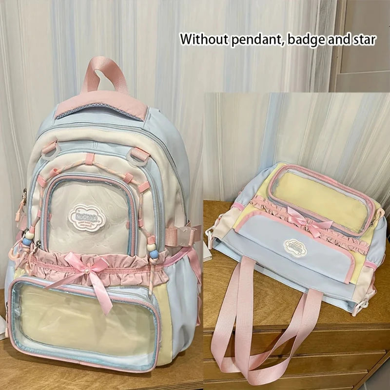 Mochila y bolso tote Kawaii Pastel