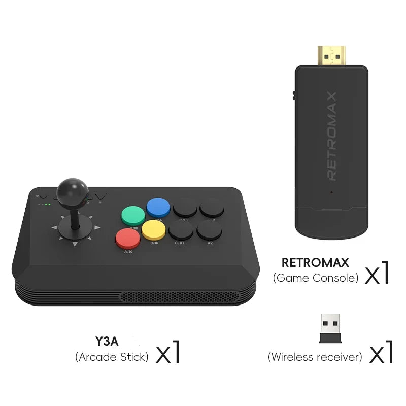 Data Frog Arcade Fighter Stick for Windows IOS Android TV Box Street Fighter Arcade Joystick Support M8 Retro Game Stick