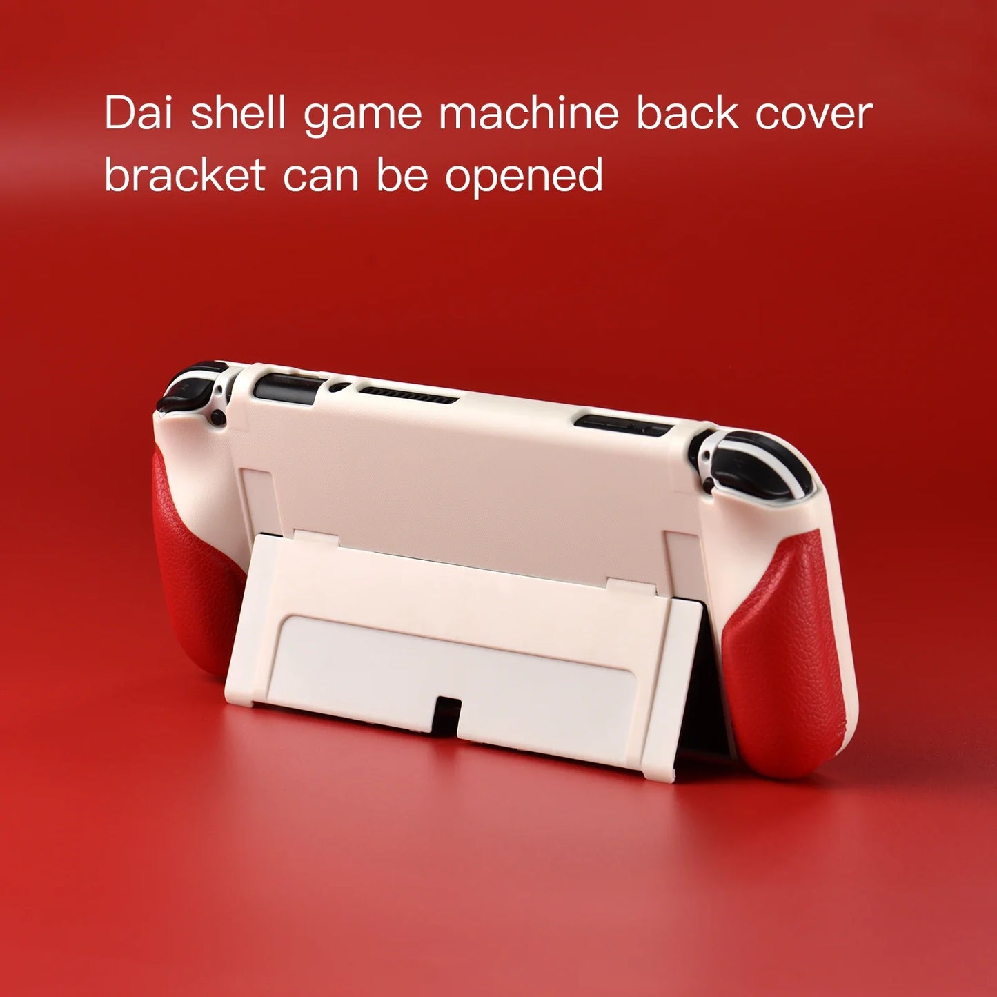 2023 New Switch OLED Case Game Console All-in-One Case Surface Silicone Oily Grip Color Clash