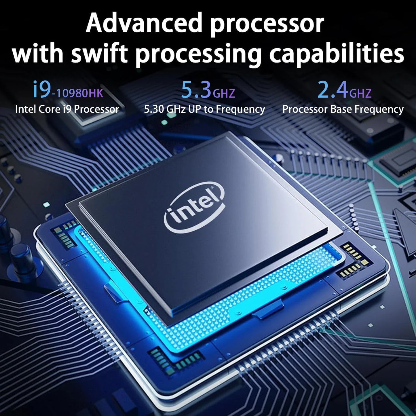 Intel Core i9 10980HK 14.1 Inch Pro Laptop 8C 16T 2.4 5.3GHz 16MB 45W 32GB  2TB M.2 SSD Gaming Notebook Office Pro Max HD