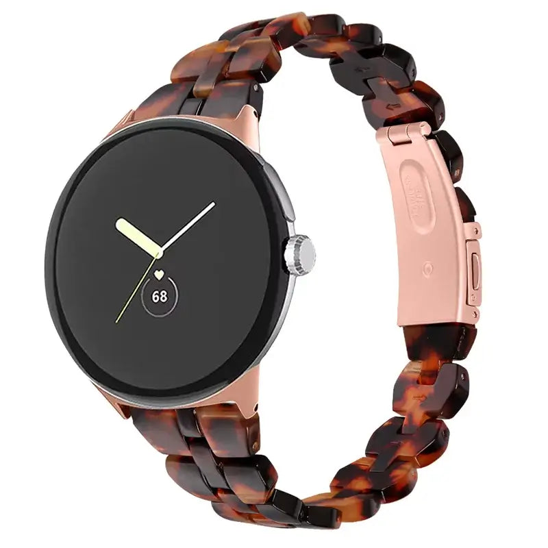 Google Pixel Watch 5, 4 & 3 41mm Resin Link Bracelet Band