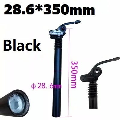 Electric Folding Bike E-Bike Shock Seatpost 25.4mm 27.2mm 28.6mm 31.8mm 33.9mm Bicycle Folding Flipped Shock Absorber Seat Post