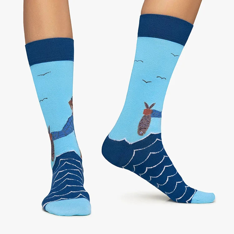 New Creative Cartoon Dog Ins Animal Trendy Socks Jacquard Cotton Socks Couple Mid length Fashion Skateboarding Socks