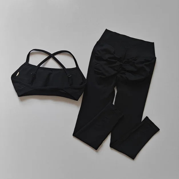 2-Piece Workout Set – Sports Bra & Butt Lift Leggings