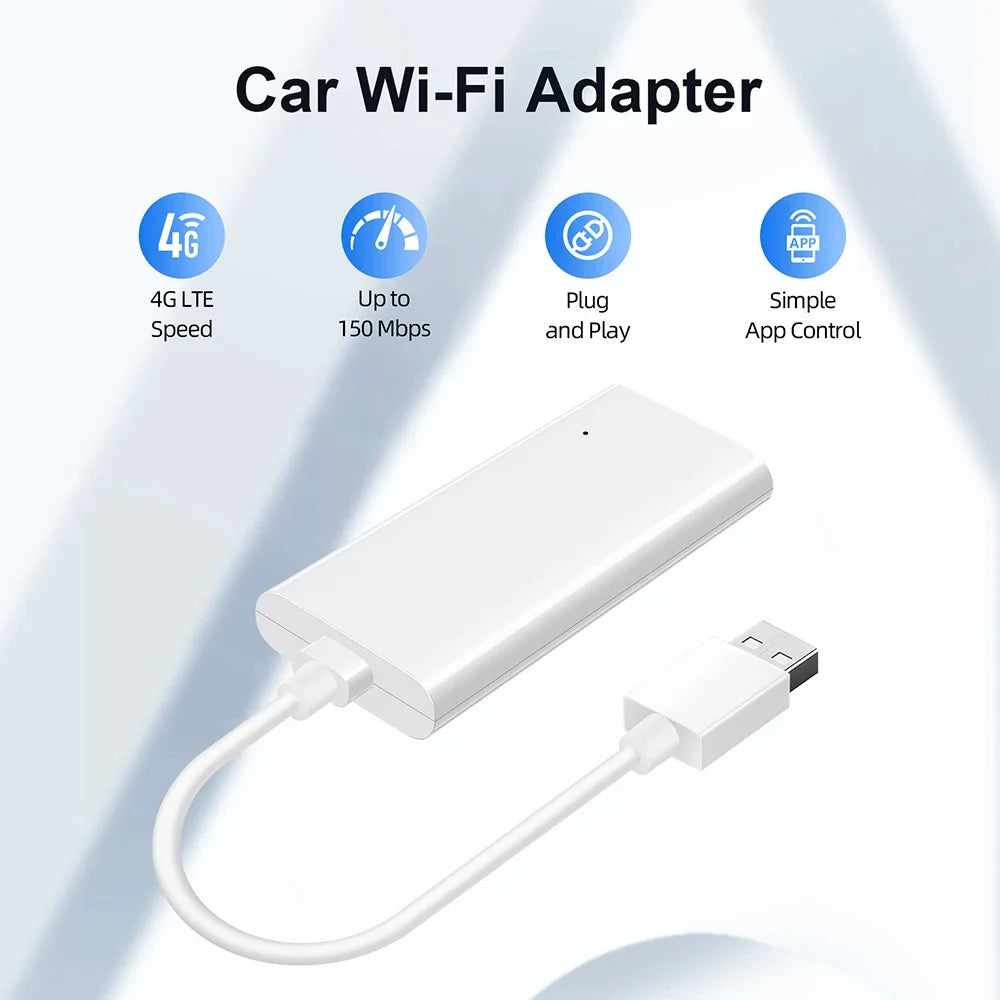 4G USB Wifi Modem Portable WiFi Hotspot LTE SIM Wireless Router CAT 4 150Mbps For Home/Car