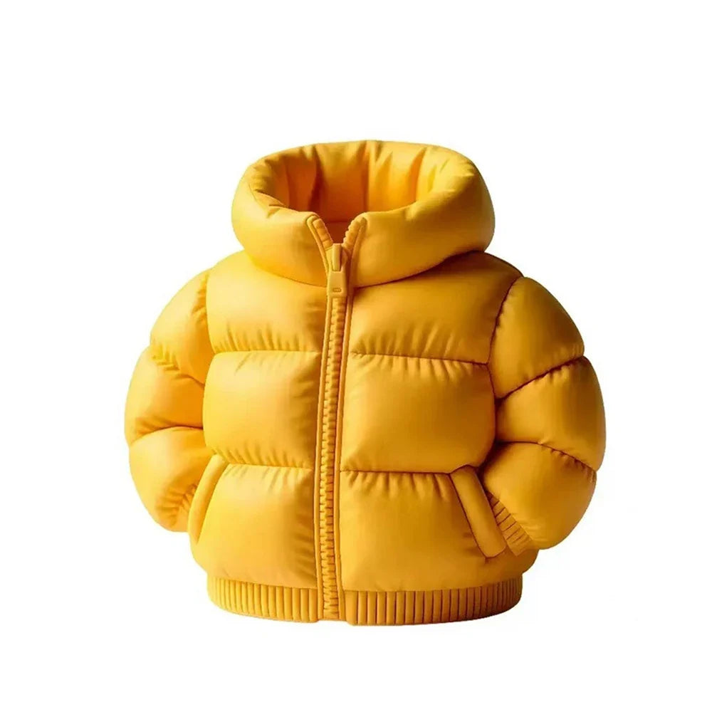 Down Jacket-Shaped Pen Holder Desktop Organizer for Stationery Makeup Brushes Home Office Shelf Decor, for Shool Gift