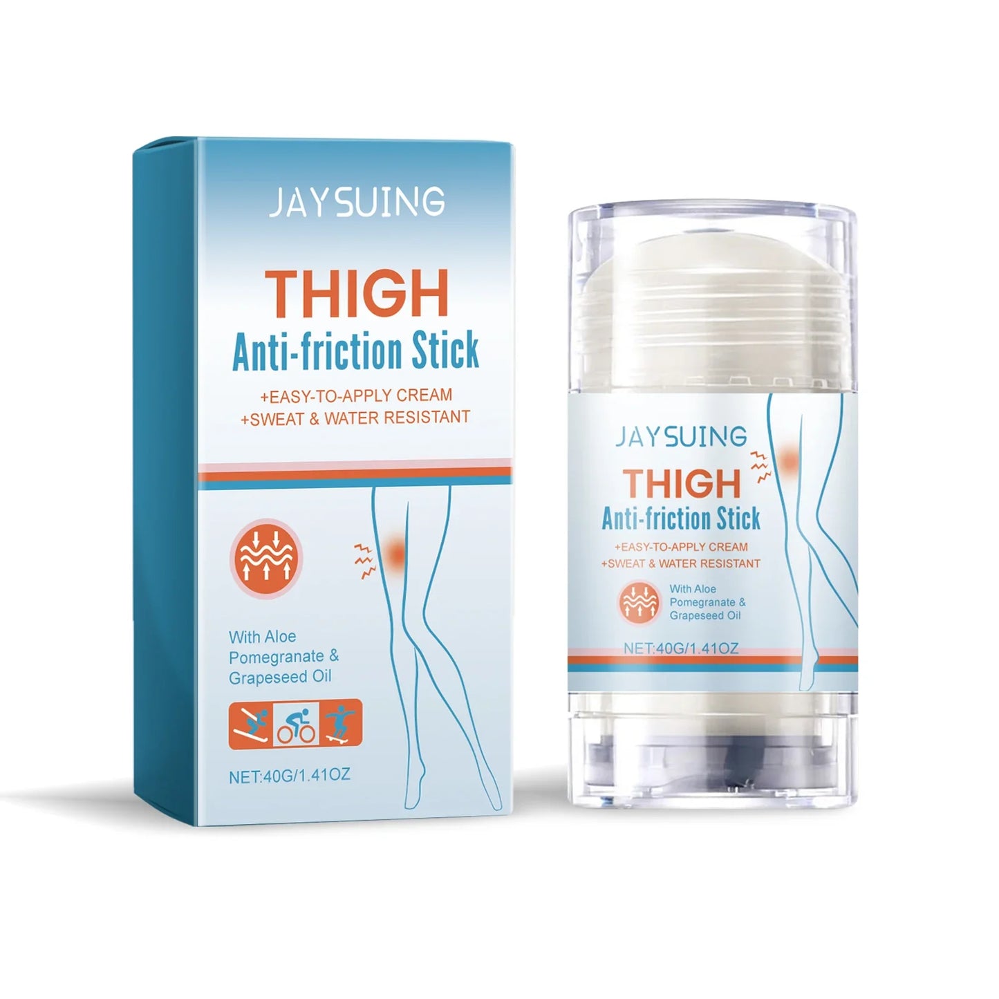 Anti Chafing Stick Running Prevent Arm Chest Thigh Chafing Irritation Aloe Soothe Moisturize Rough Skin Outdoor Anti Chafe Balm