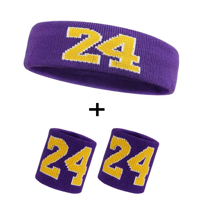 Cotton Sports Headband with Wrist Guard