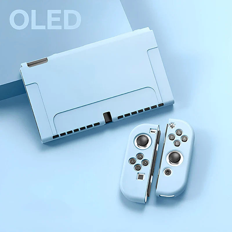 NEW Protective Case Compatible With  Switch OLED Console And Joy-Cons, Switch Can Be Inserted In Dock With Shell