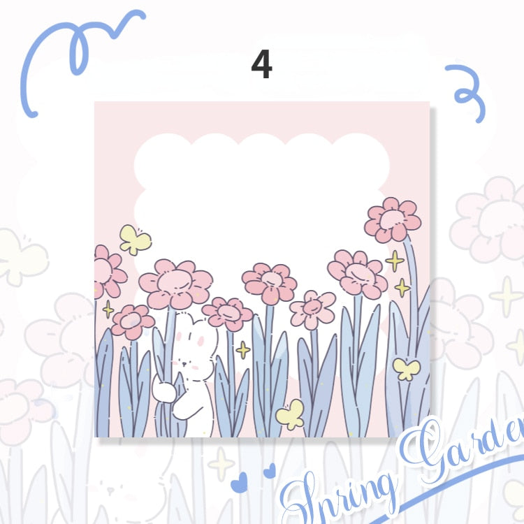 Libretas de notas de Conejo Floral