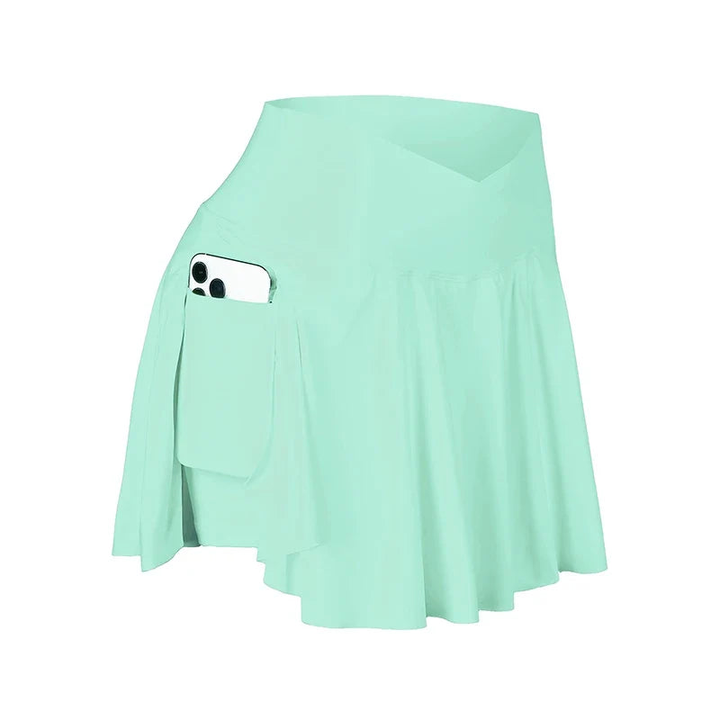 Women's 2 in 1 Tennis Skort with Pockets