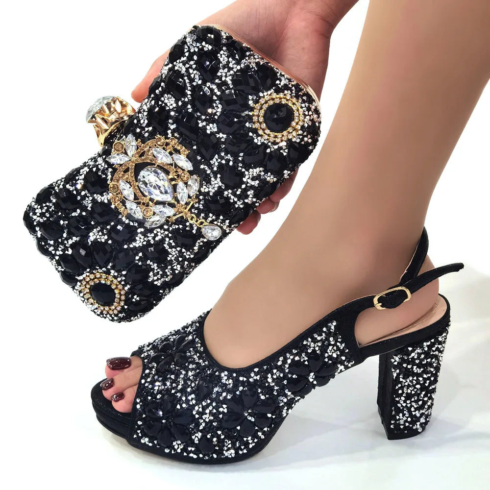 Women Shoes and Bags To Match Set Italy HJL1-2