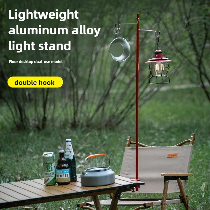 Camping Lantern Stand Ultralight Table Lamp Hanger Portable Detachable