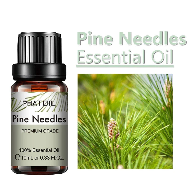 PHATOIL 10ml Ginger Essential Oil for Perfume Candles Making Spa Massage Humidifier Rose Jasmine Pine Needles Tangerine Thyme