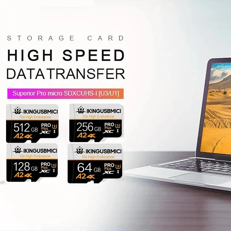 High Speed TF Cards Memory Card SD Cards Micro TF Card 32GB 128GB 256GB 512GB U1 Ultra HD Ultra HD for Action Camera Drone GoPro