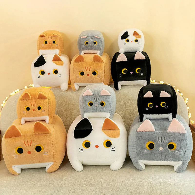 Peluche Kawaii Neko Cuadrado