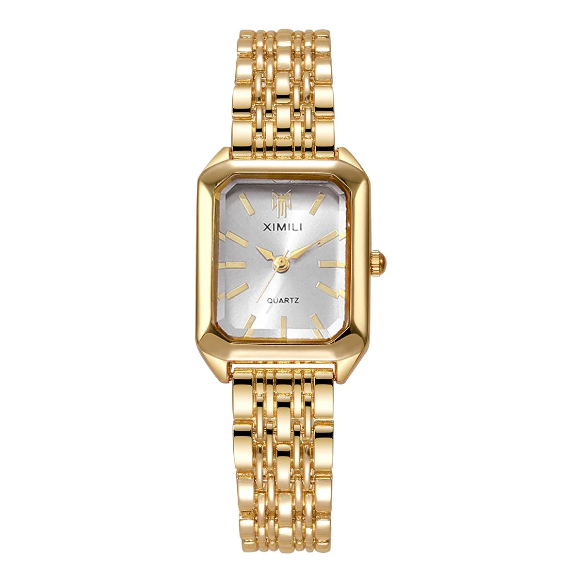 1/2/4pcs Luxury Women Watches Fashion Rectangle Woman Quartz Watch