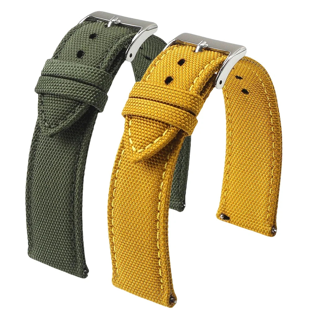 Garmin 18/20/22mm Quick Release Sailcloth Nylon Band with Pin Buckle