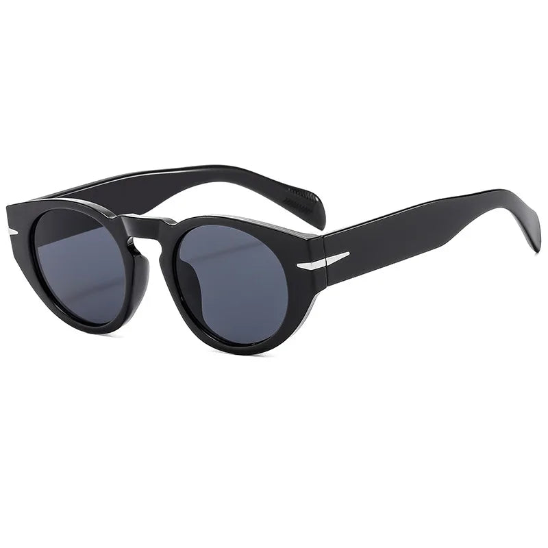 Fashion Round Sunglasses Women Classic Vintage Men Sun Glasses  Steampunk Shades UV400 Oval Female Oculus