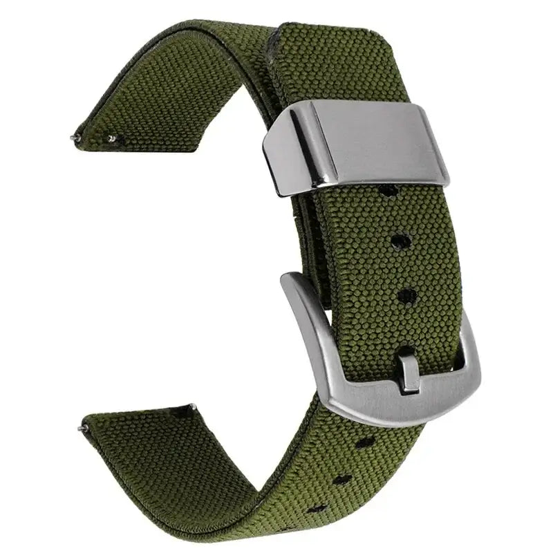 Garmin 18/20/22mm Quick Release Two-Piece Nylon Band with Wide Metal Keeper