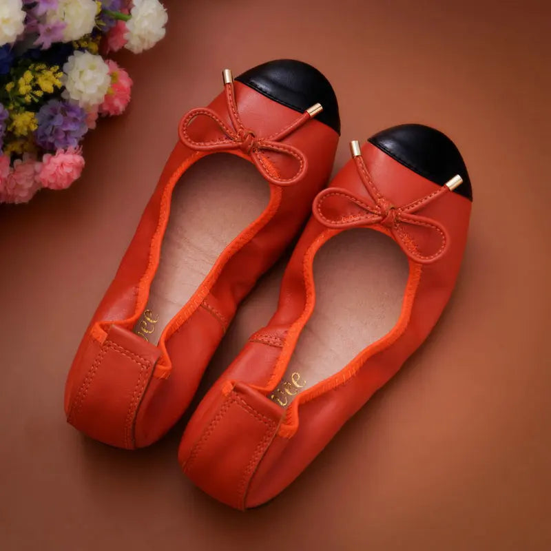 Four Seasons Loafers Genuine Leather Ballerina Flats Gommini Leisure Soft Bottom Stitching Color Women Shoes Size 35-43